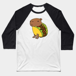 Capybara Taco Costume Baseball T-Shirt